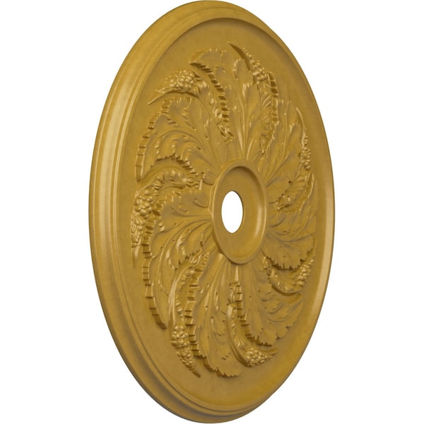 Sellek Ceiling Medallion (Fits Canopies Up To 9), Hand-Painted Iridescent Gold, 42 1/8OD X 1 7/8P